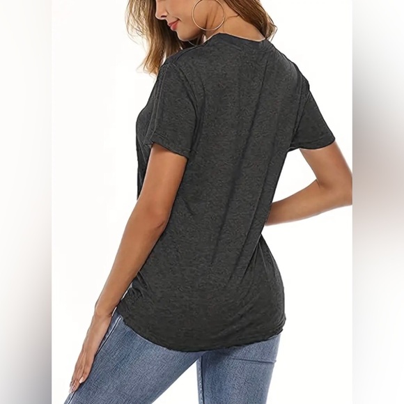 Womens Taylor Swift Gray Short Sleeve Nightmare Dressed Like A Daydream Tee - Picture 2 of 9